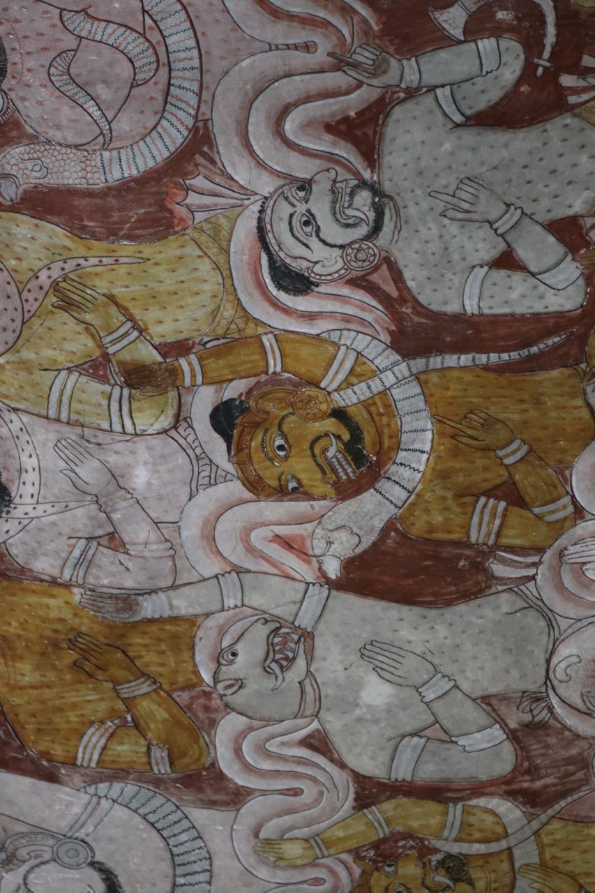 Ceiling-sized Buddhism's Greatest Hits colouring book