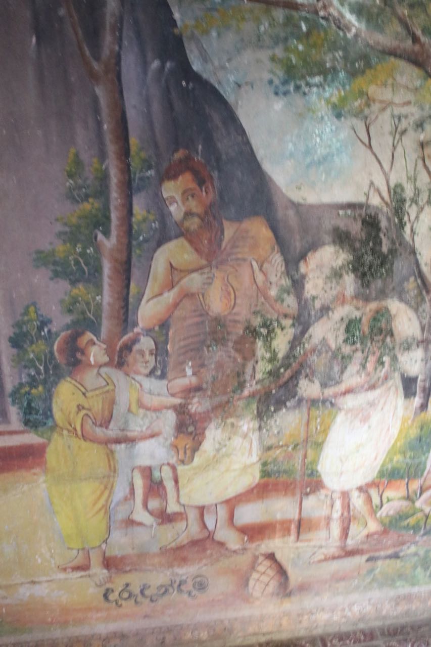 Frescos from the Gadaladeniya Dagaba