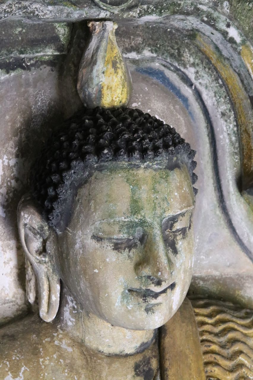 Buddha face - Gadaladeniya