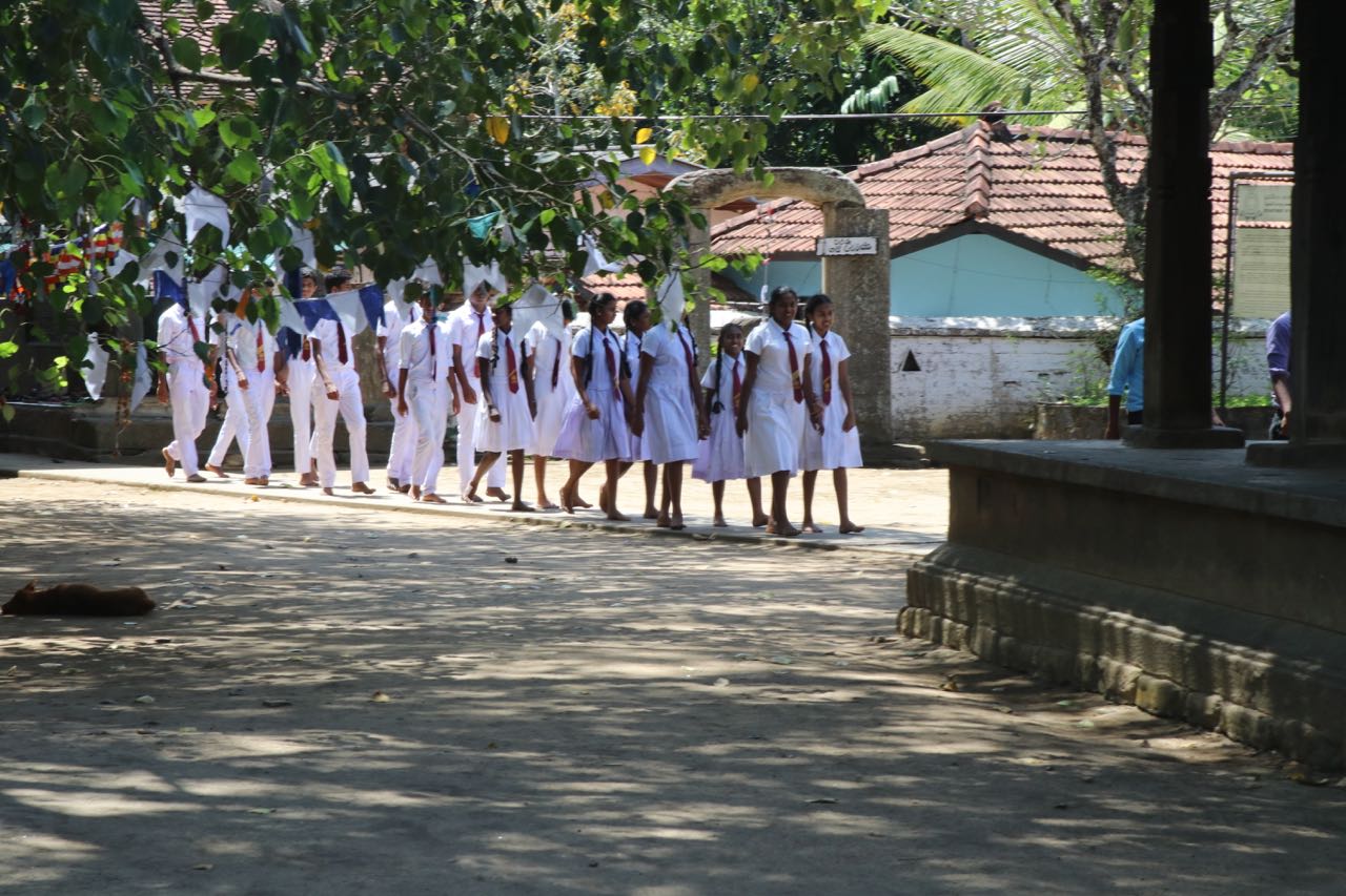 Those pesky white school uniforms again