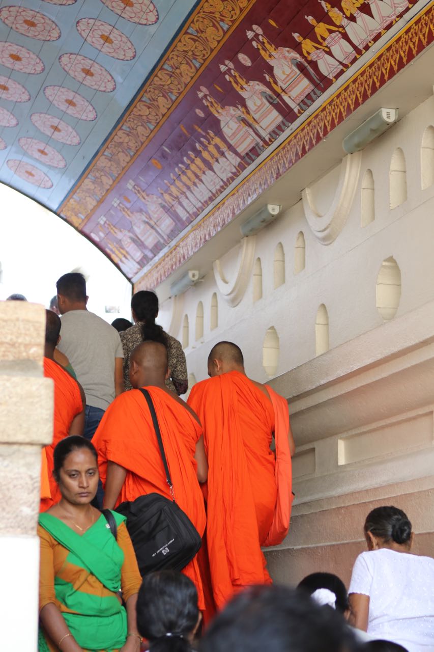 Entering the Temple of the Tooth